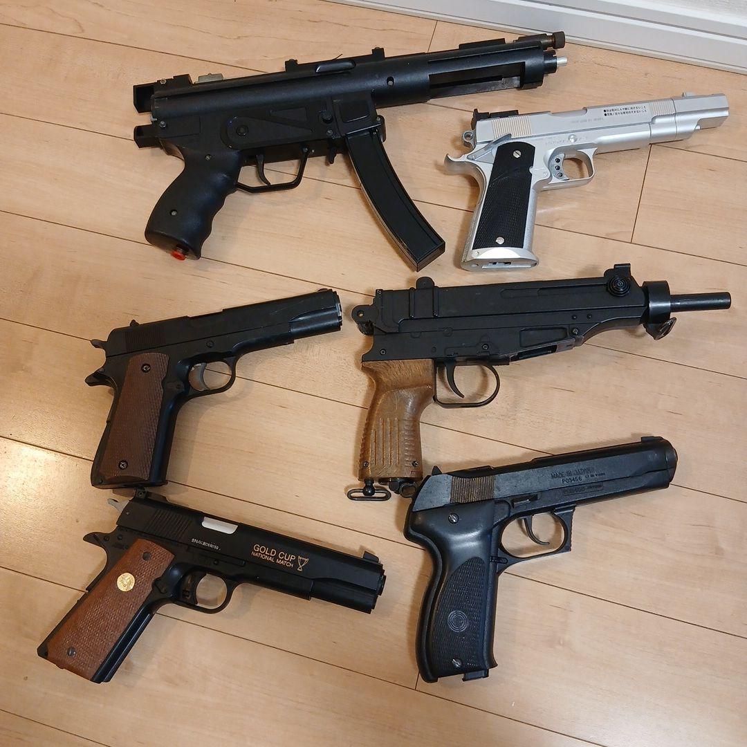 エアガン 6丁セット ガスガン　マガジン無し