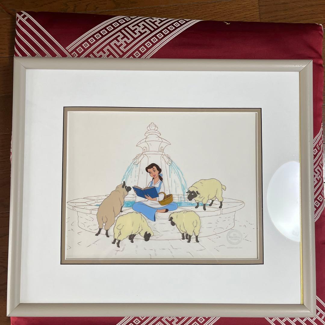 ディズニー　美女と野獣　セル画 2500枚限定　1990年代