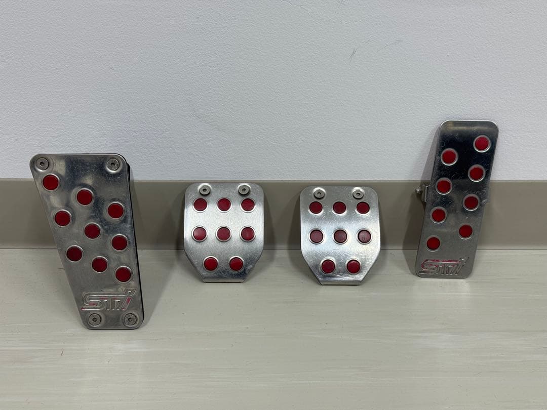 【SUBARU】 STI アルミ ペダル セット MT マニュアル