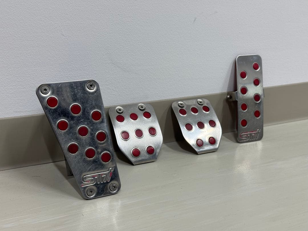 【SUBARU】 STI アルミ ペダル セット MT マニュアル