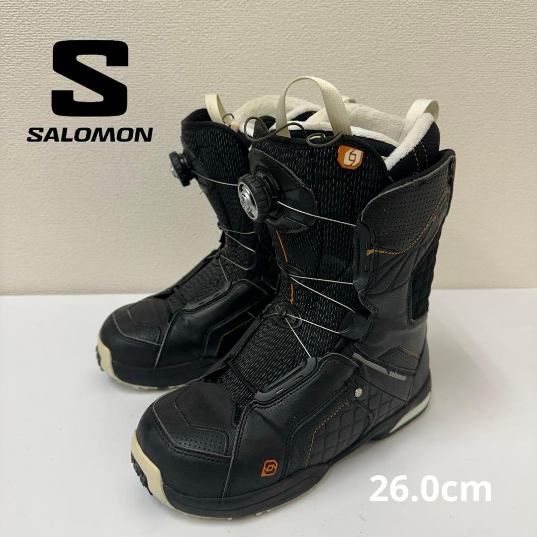 SALOMON スノーボードBOAブーツ ブラック 26.0cm
