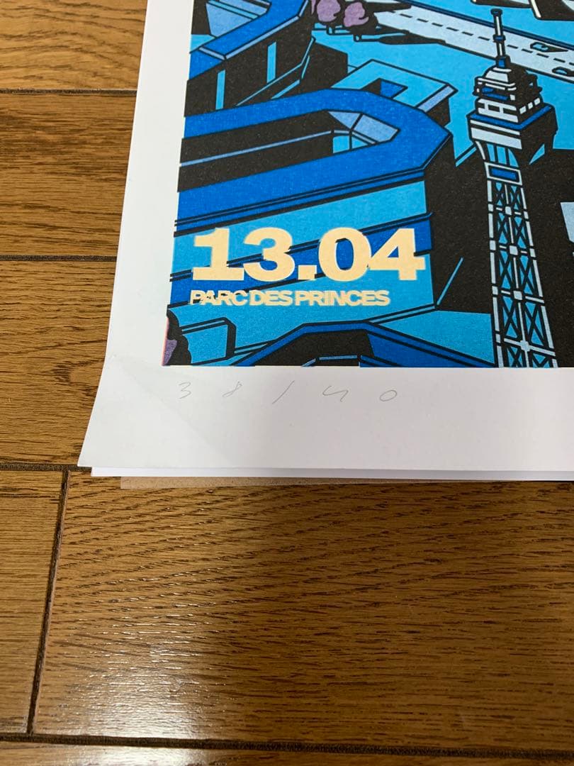 額付【日本未入荷ポスター】PSG vsバイエルンミュンヘン欧州CL2020-21