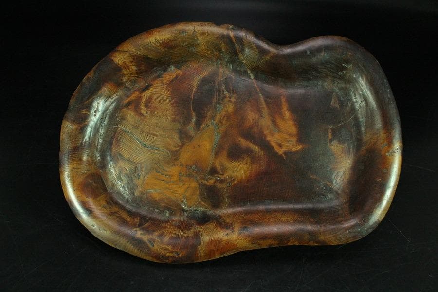 老松 古材 盆 煎茶 敷き盆(K-RC949)