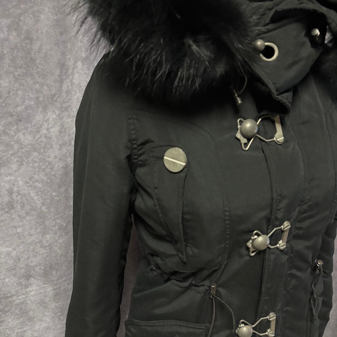 y2k 00s ダークコア　平成ギャル　SLY ビックフード　ミリタリー　ファー