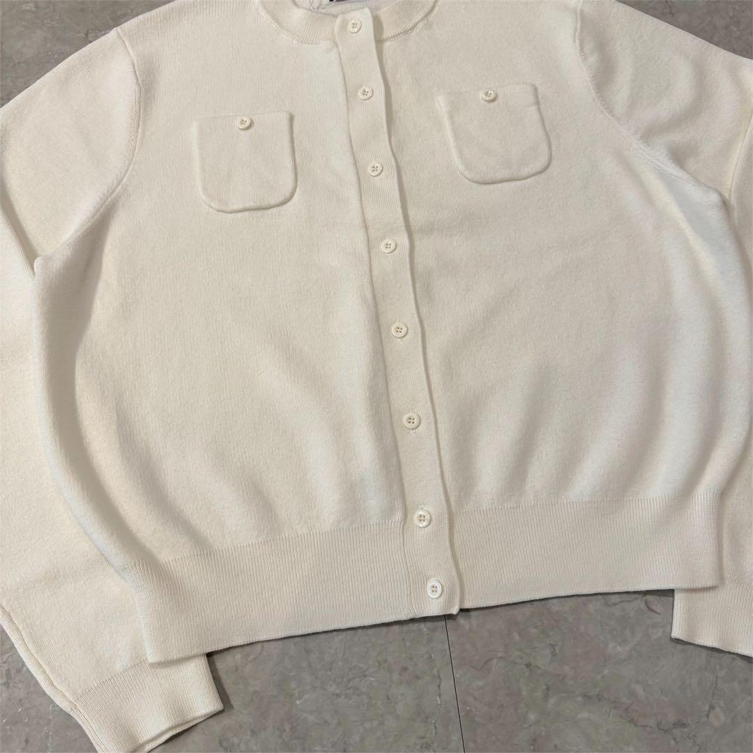 【新品未使用】CABaN 長袖カーディガン ホワイト