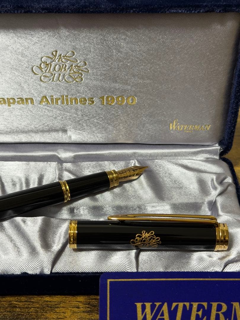新品　非売品　JAL　グローバルクラブ　1990 F 18k ゴールド　万年筆