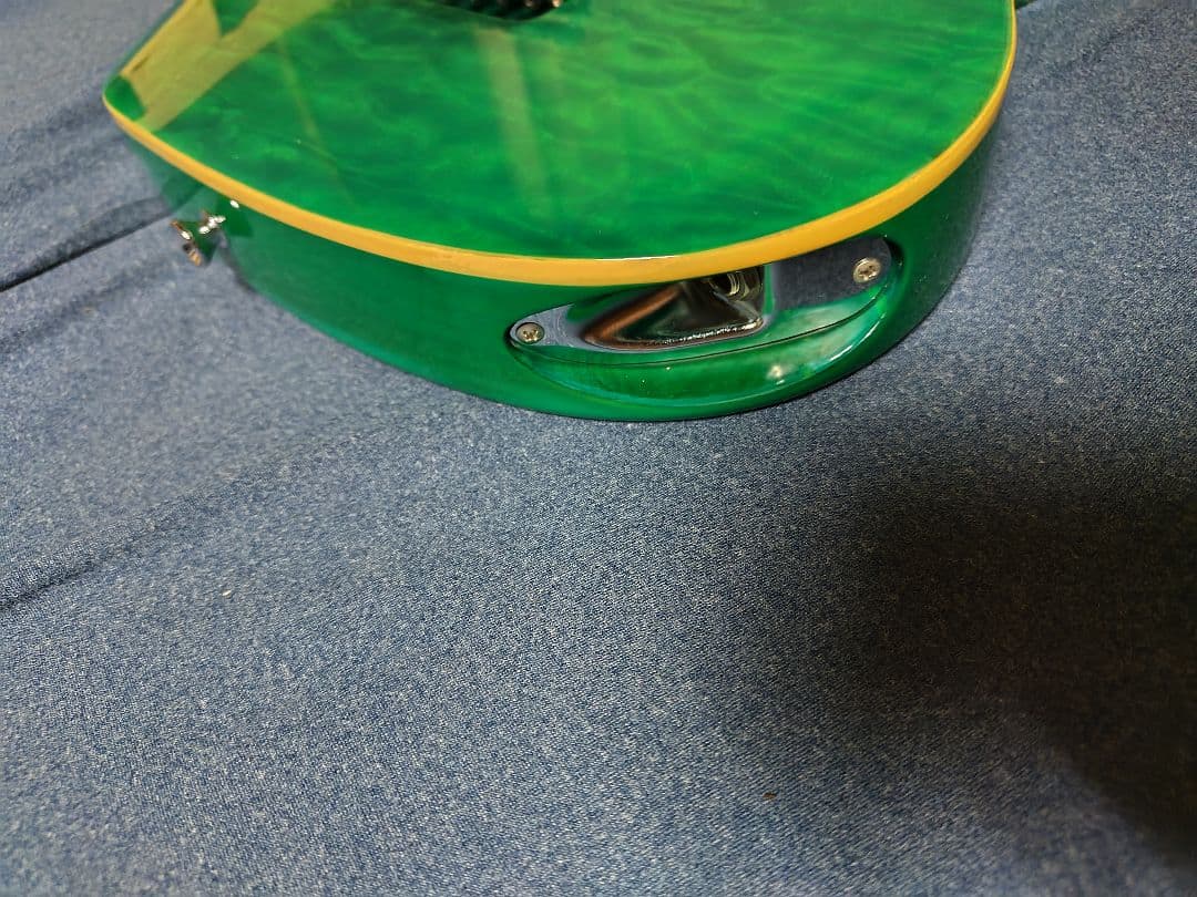 ギター ESP edwars e-mv-125fr Turquoise green