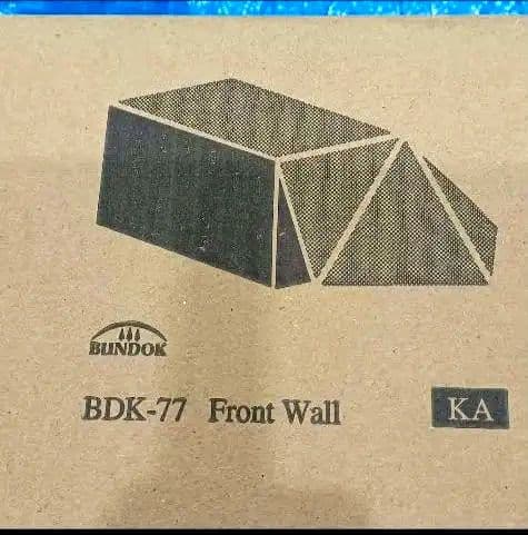 BUNDOK ソロベースEX用　フロントウォール 前幕　BDK-77　カーキ色