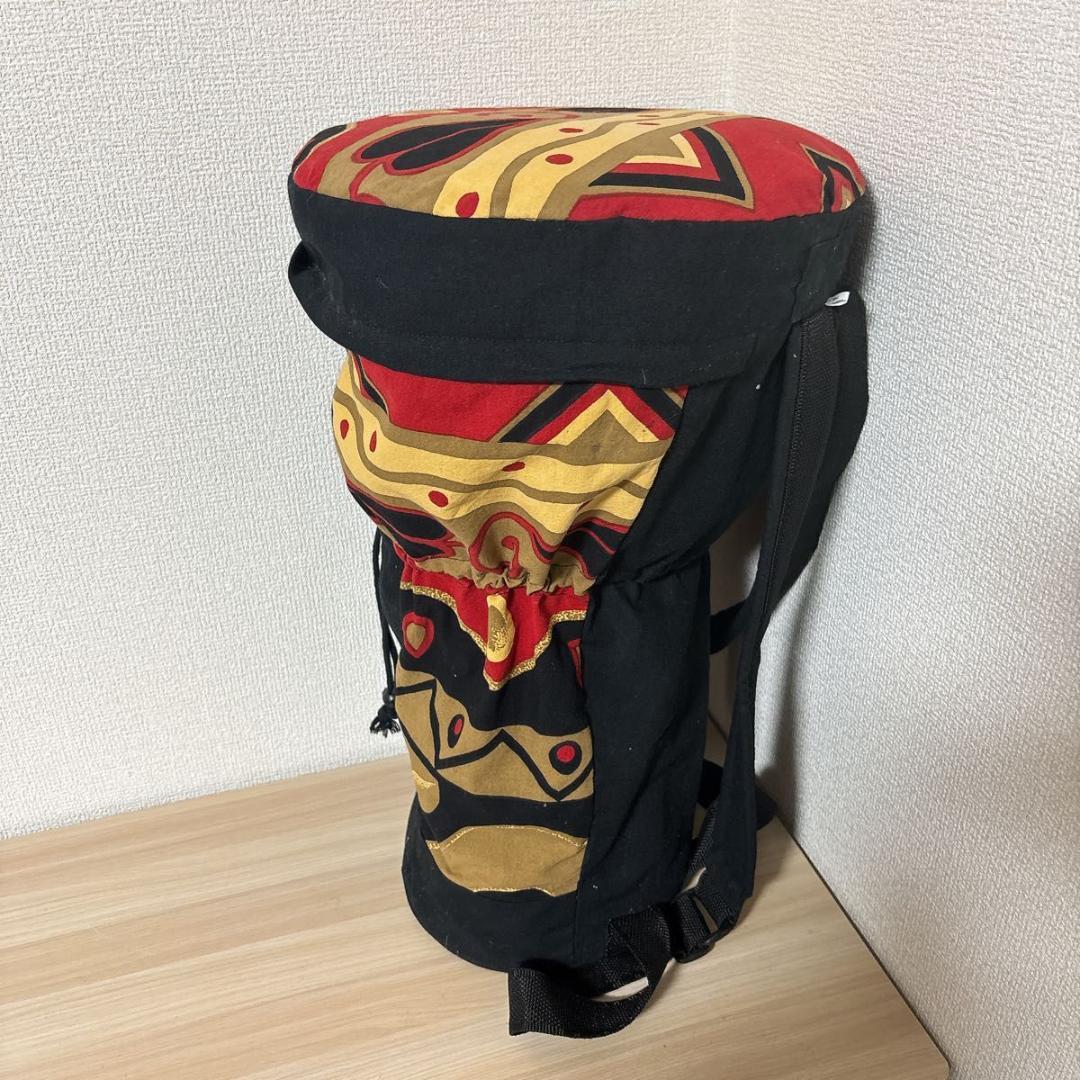 【美品】ジャンベ 50cm 民族楽器 アフリカ 太鼓 天然木・ヤギ皮