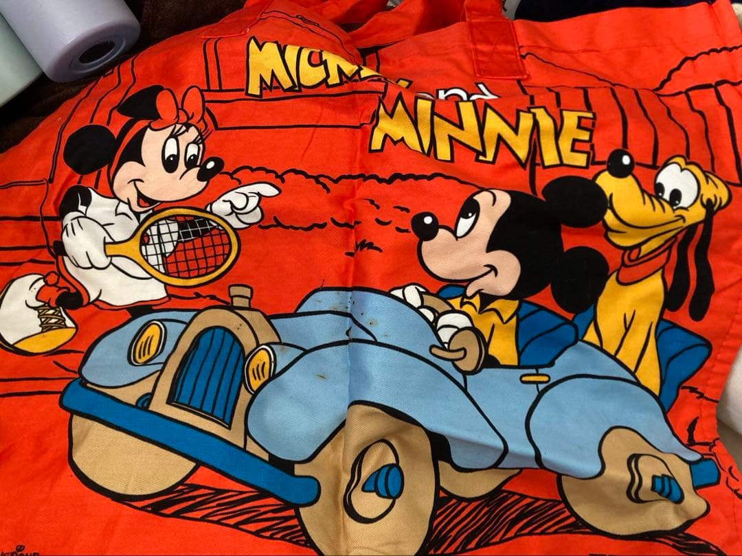 レトロ　ミッキー ミニー　トートバッグ