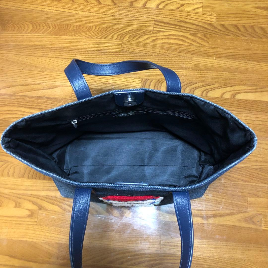 超オシャレ [GOLF MONKEY] ラウンドトートバッグ (デニム調)