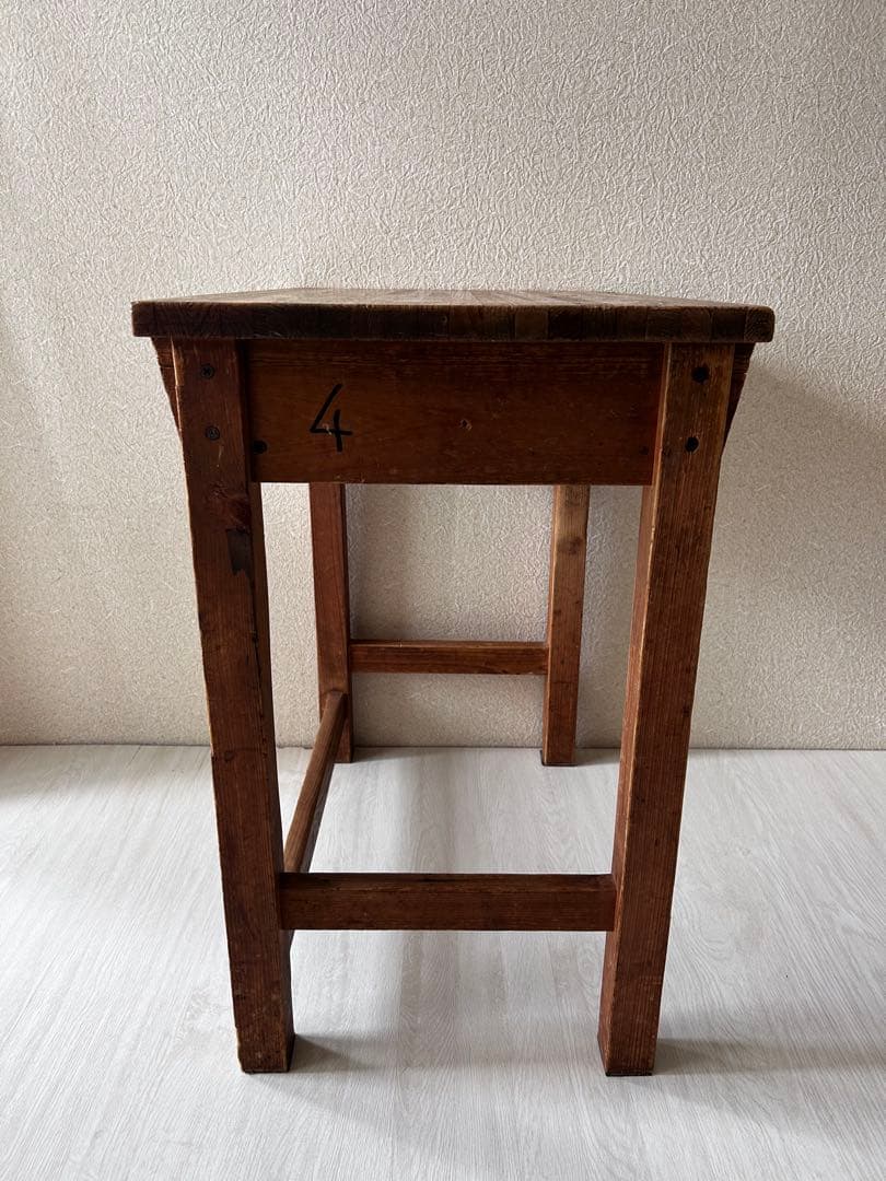 古道具　アンティーク　昭和レトロ　小学校机　机