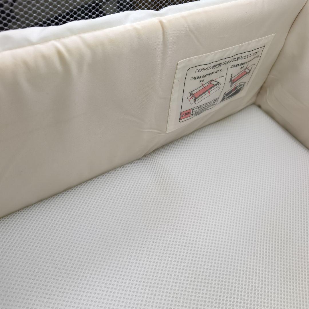 上位モデル Apricaベビーベッド ココネルエアー グレーベアー1