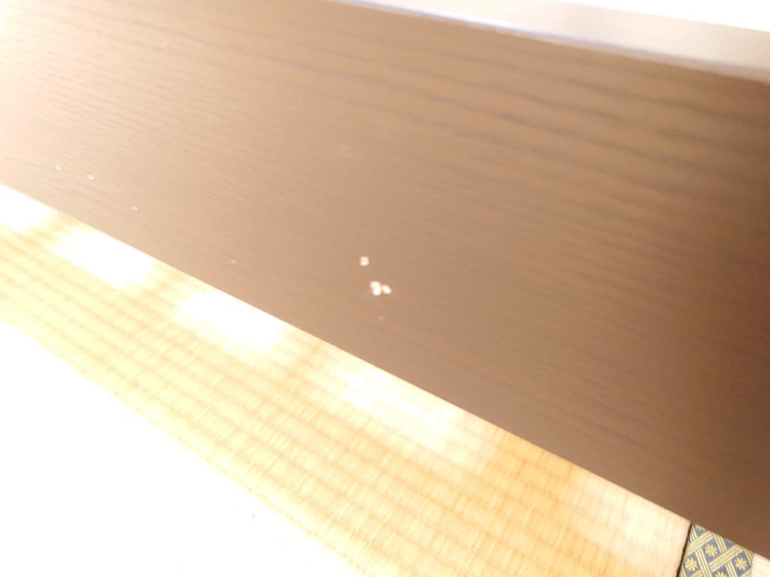 ニトリ木製ダブルベッドフレーム ダークブラウン　直接受取り限定　大阪府南部