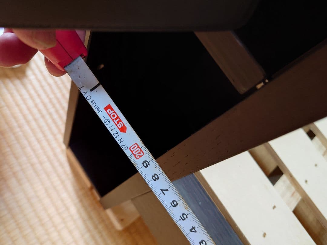 ニトリ木製ダブルベッドフレーム ダークブラウン　直接受取り限定　大阪府南部