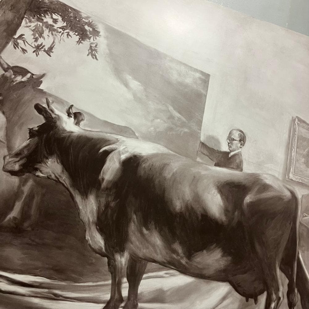 『The Innocent Eye Test』（Mark Tansey）