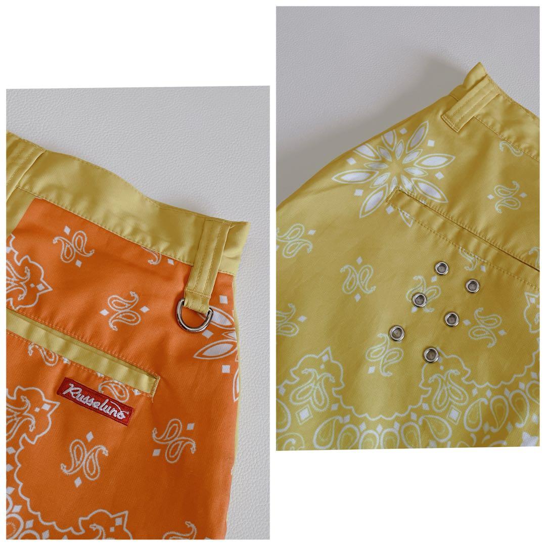 ラッセルノ ルチャ 1/S スカート 総柄 ペイズリー インナーパンツ付