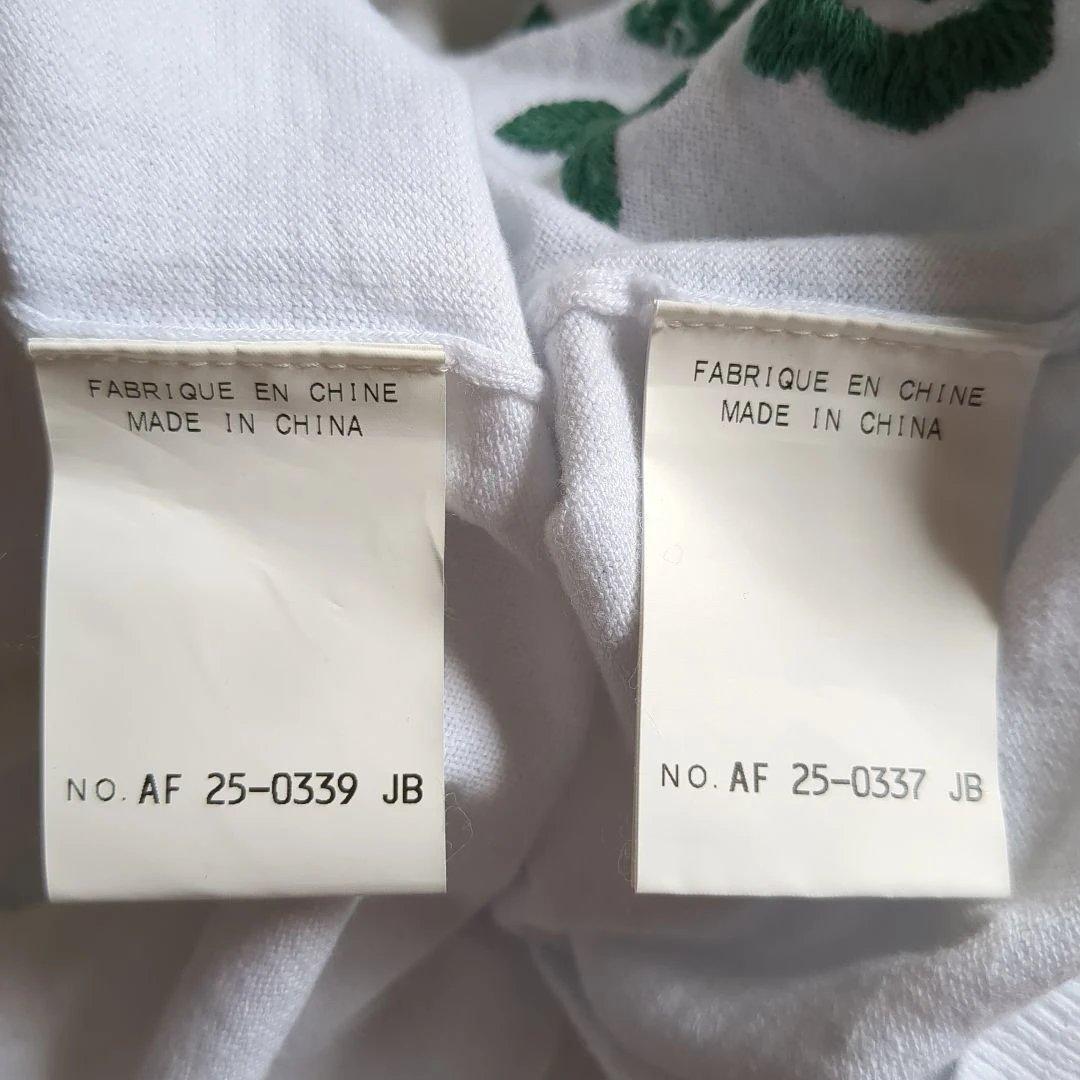 ケイタマルヤマ 緑花と鳥刺繍 アンサンブル カーディガン 半袖カットソー M