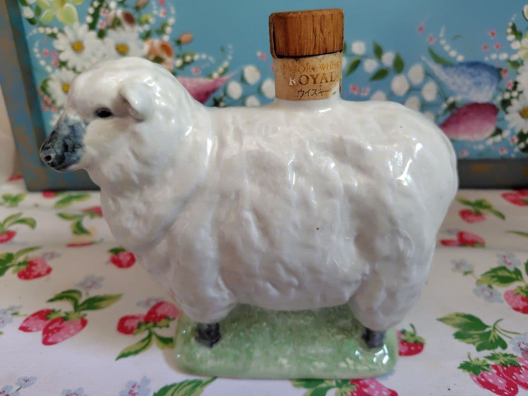 【未開栓】サントリー　1991 未　ひつじ　干支ボトル　陶器　ローヤル