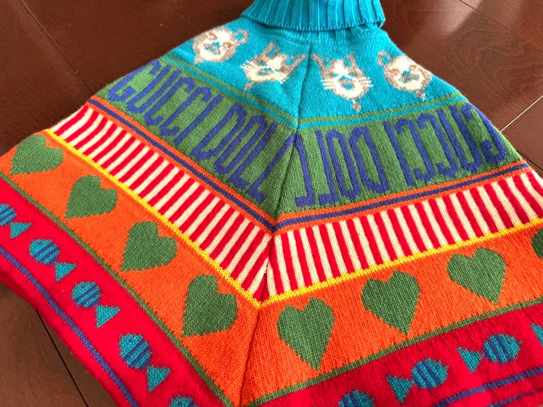 ち*こ様 GUCCI ウール100％ケープコート