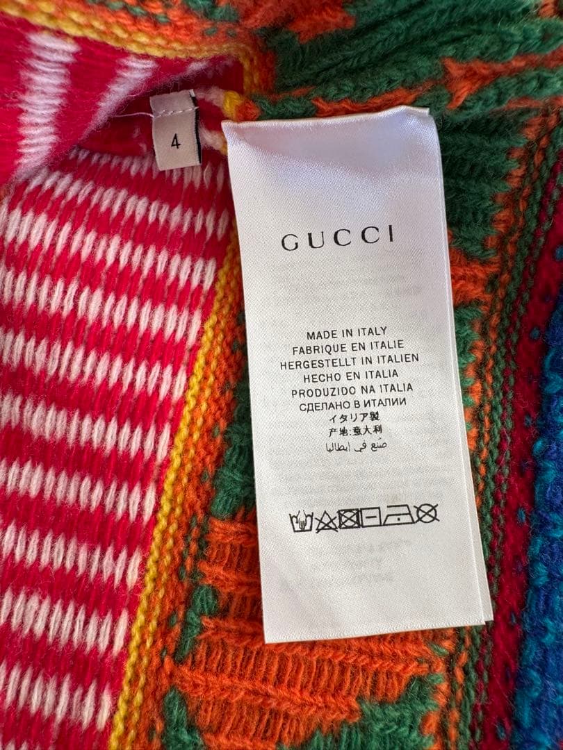 ち*こ様 GUCCI ウール100％ケープコート