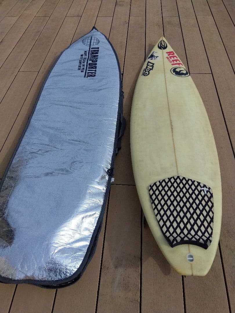 ショートボード ボードケース付き