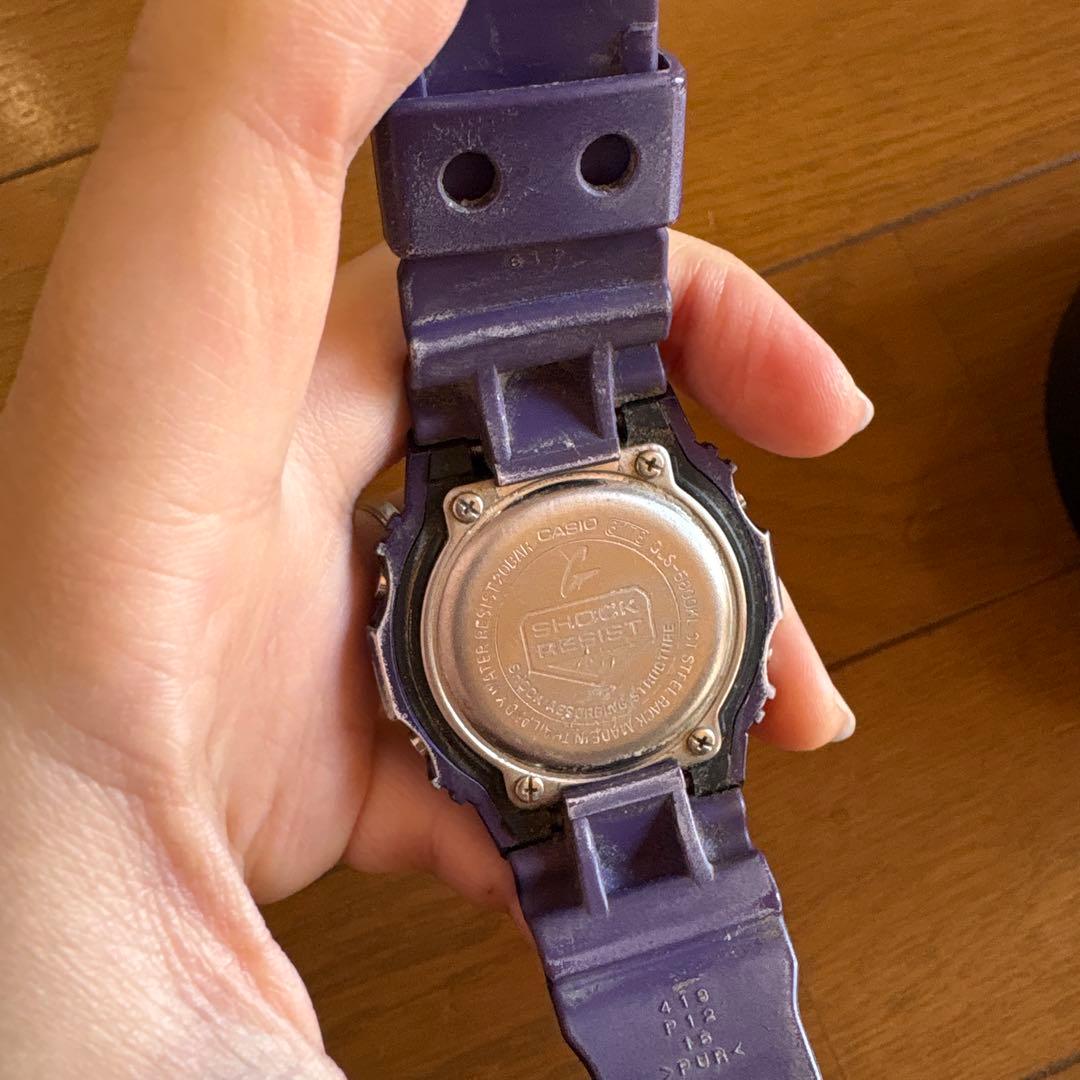 G-SHOCK パープル デジタル腕時計　オパール　GLS-5600KL