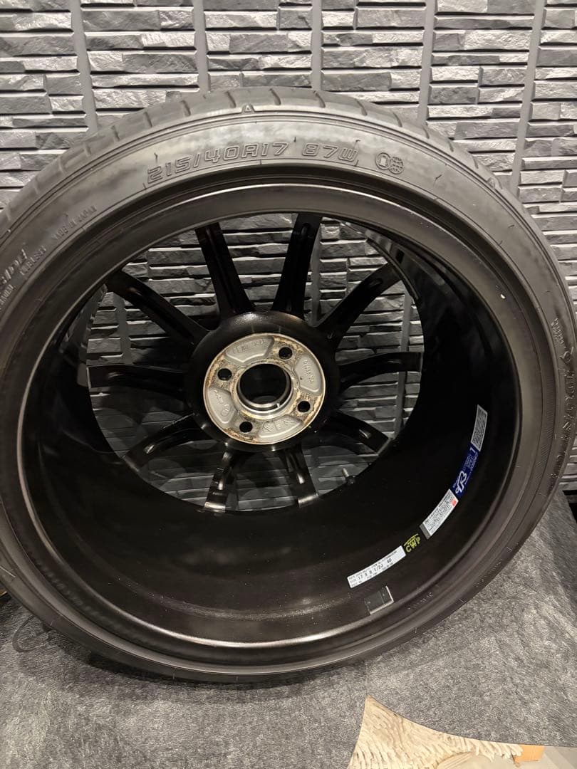 【超美品】NDロードスターRAYS 57トラセンド17インチ8.5j FACE2