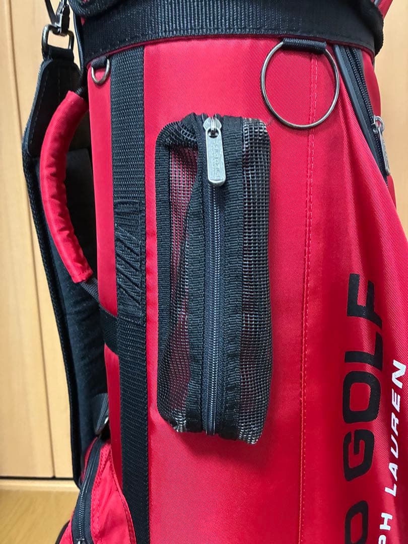 POLO GOLF 赤 キャディバッグ