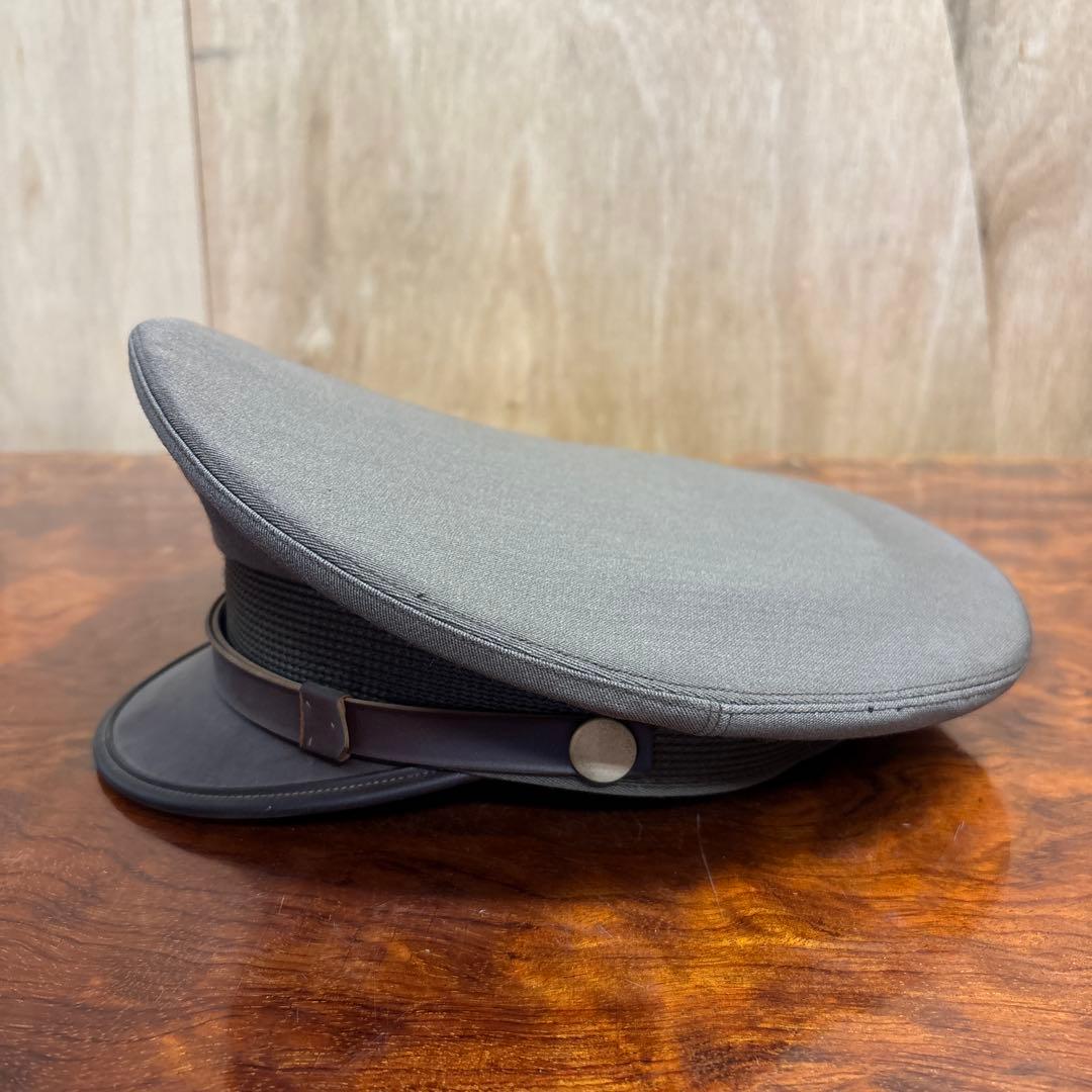 グレー ミリタリー風 軍帽子　　0120o71