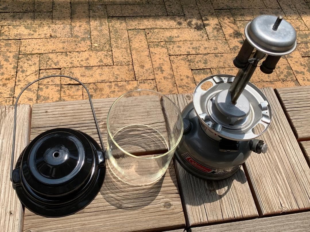 美品！　ケース込　暖かい炎で・明るい『コールマン　2マントル大型ランタン』