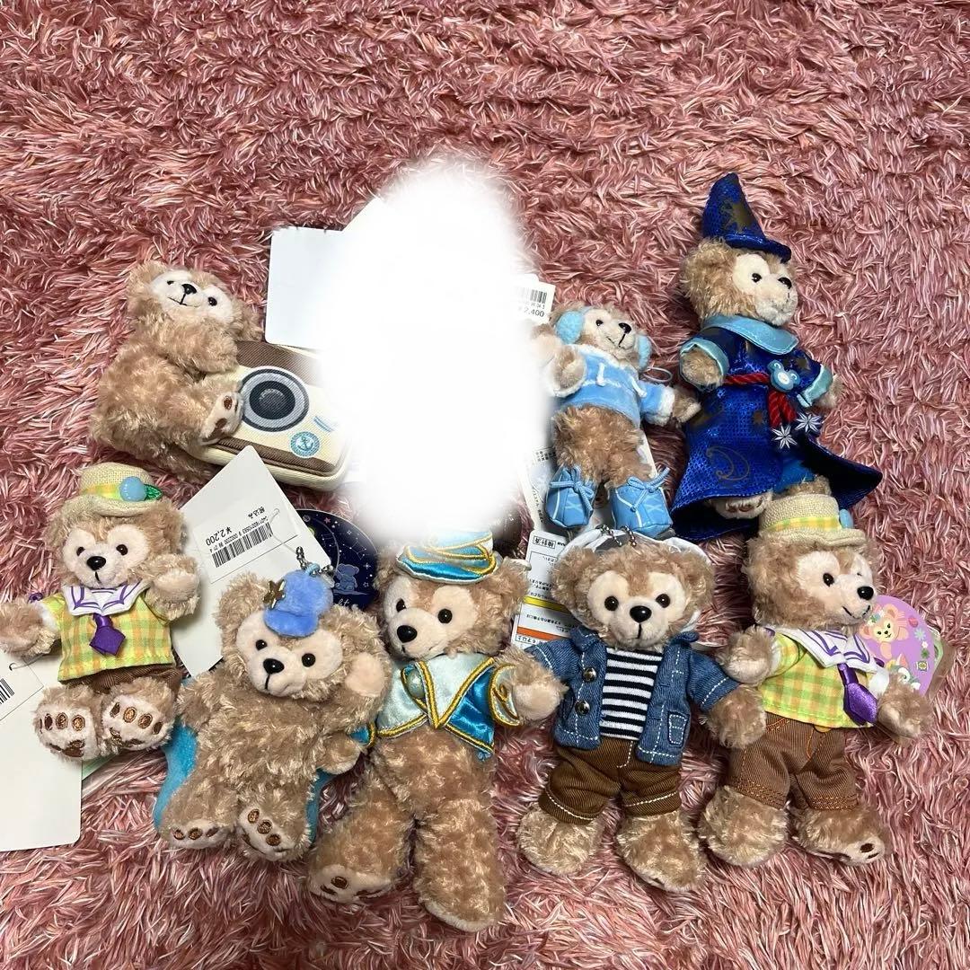 【ディズニー】ダッフィーマスコットストラップ 8体セット