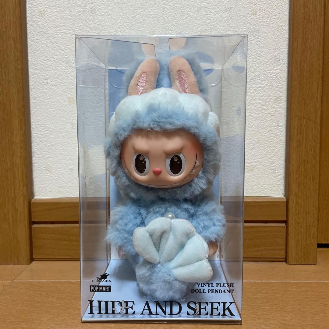 POPMART HIDE AND SEEK ぬいぐるみ ラブブ　シンガポール限定