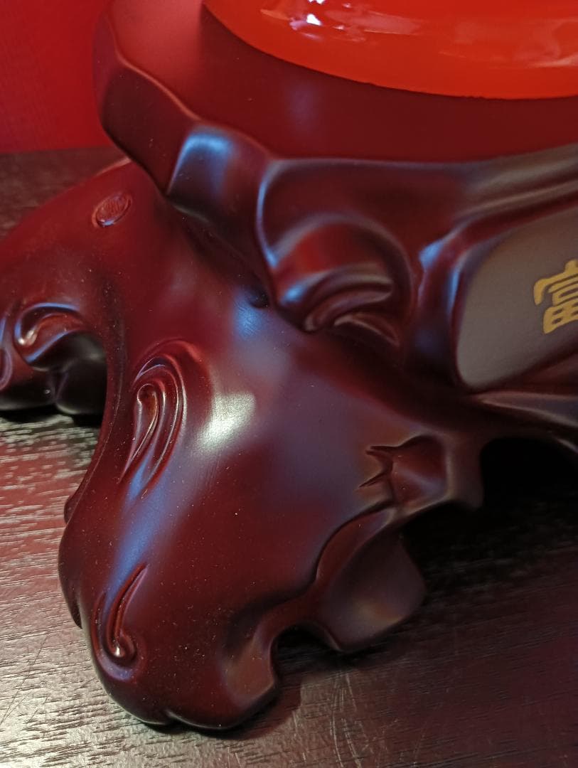 おすすめ！中国工芸品　牡丹の花置物　風水アイテム