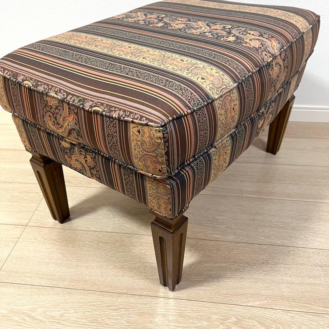 た65【美品】カリモク スツール オットマン ドマーニ UPA216A020