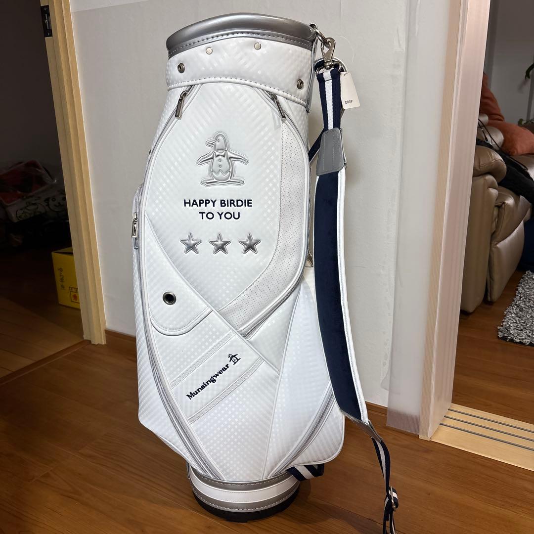 Munsingwear ゴルフバッグ ホワイト