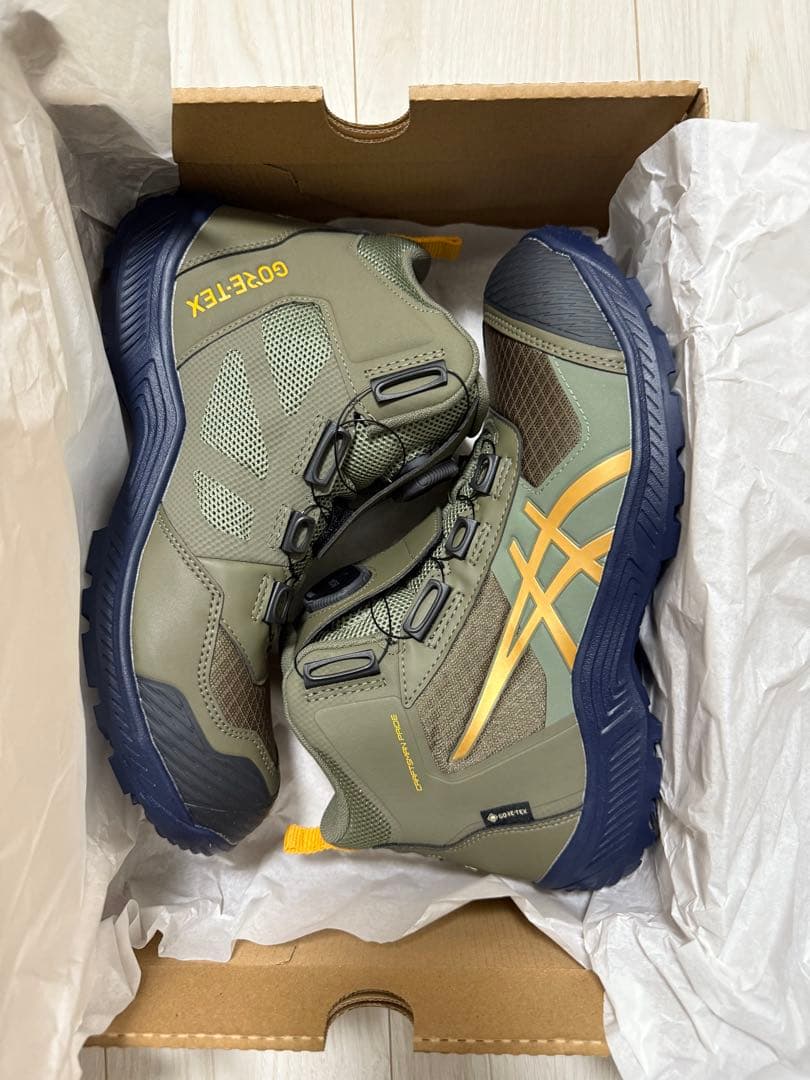 ASICS GORE-TEX 安全靴 オリーブグリーン