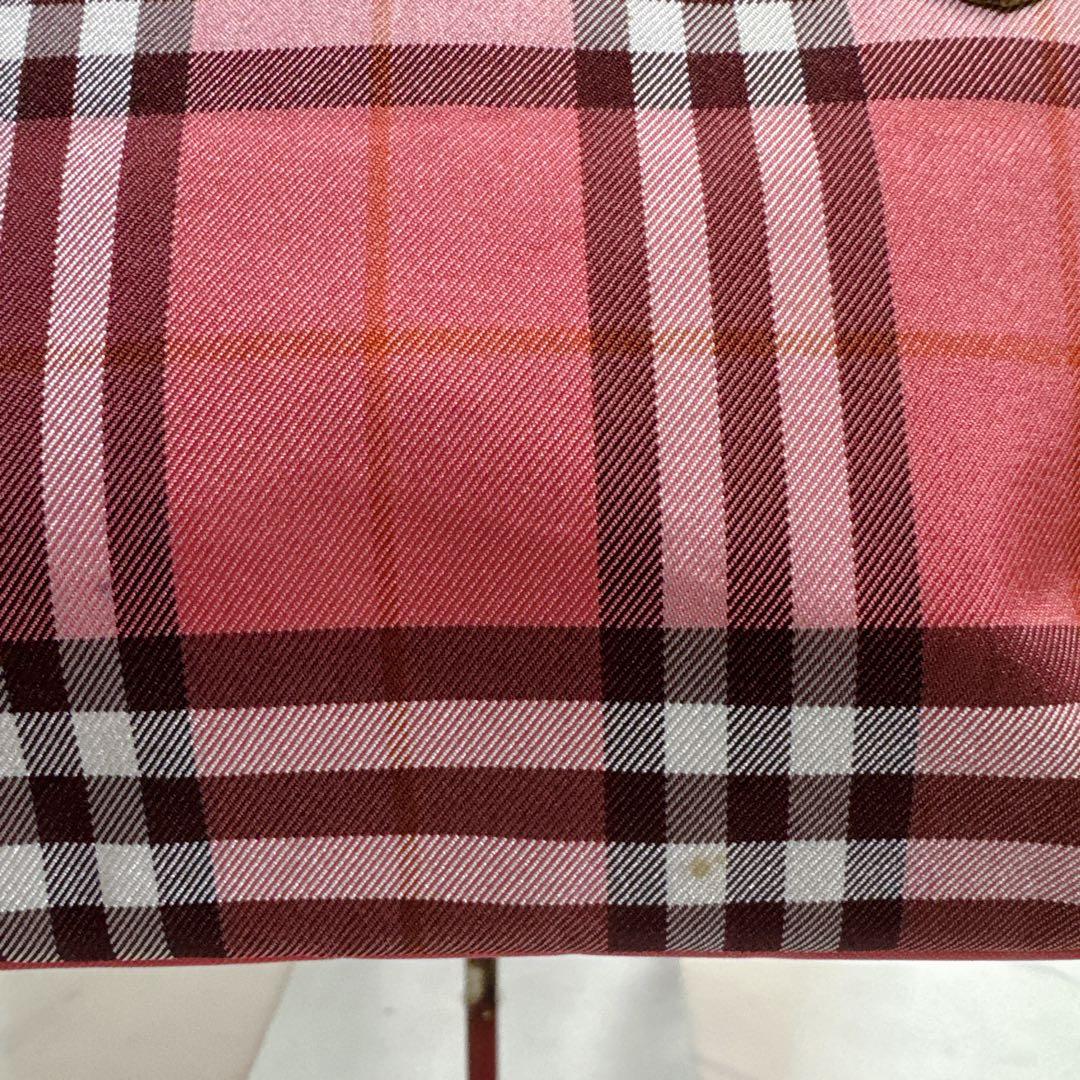 Burberryバーバリーブルーレーベル トートバッグ ピンク