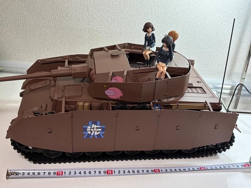 完成品☆アシェット　Ⅳ号戦車H型（D型改）をつくる　ガールズ＆パンツァー