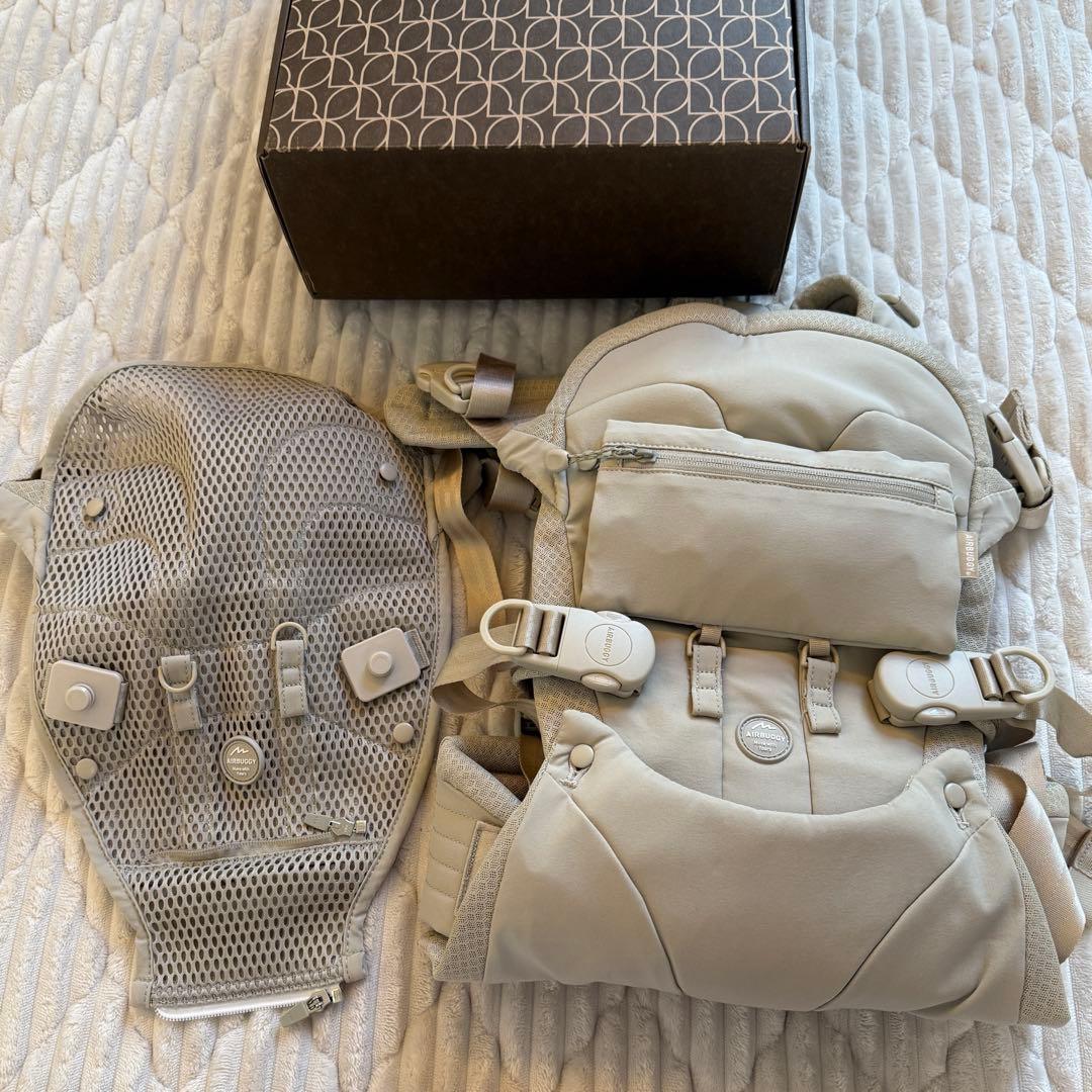 【美品　ほぼ未使用】エアバギー　抱っこ紐 ベビーキャリア　AIR BUGGY