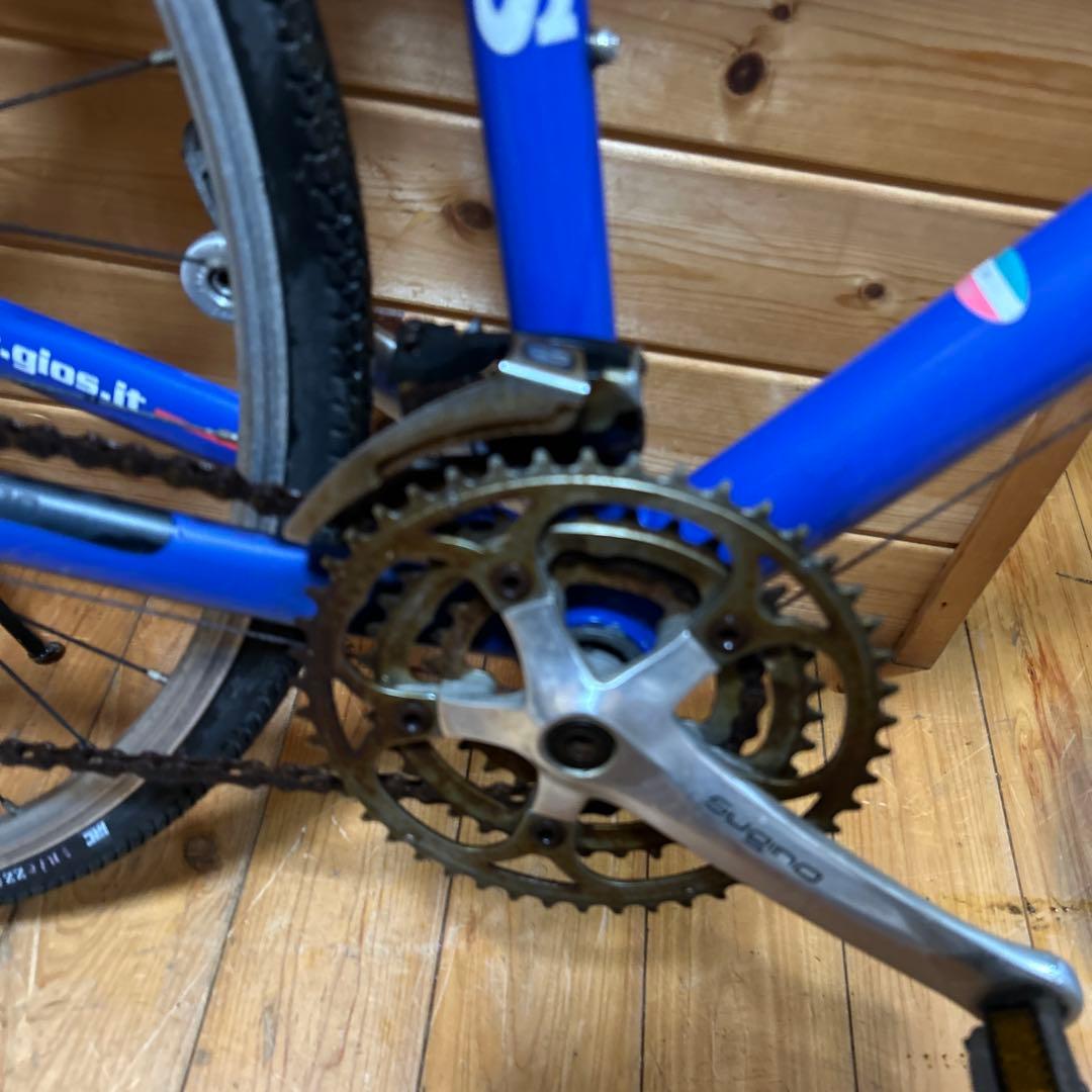 GIOS PURE 青 リアキャリア付き 手渡し大歓迎！千葉県