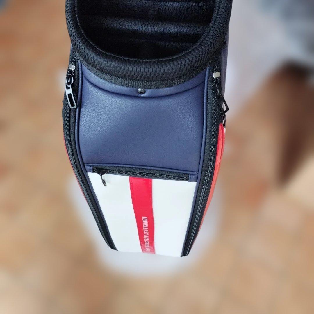 アドミラルゴルフカートキャディバッグトラッドトリコロールADMG5BC7