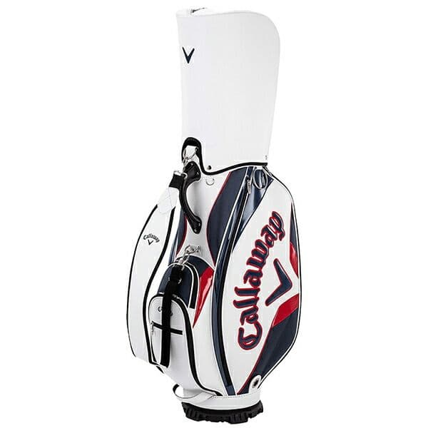 Callaway キャディバッグ ホワイト/ネイビー/レッド