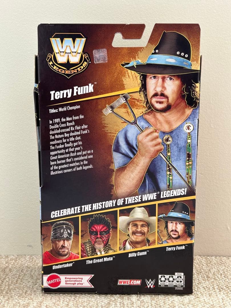 WWE テリー・ファンク フィギュア　新品未開封
