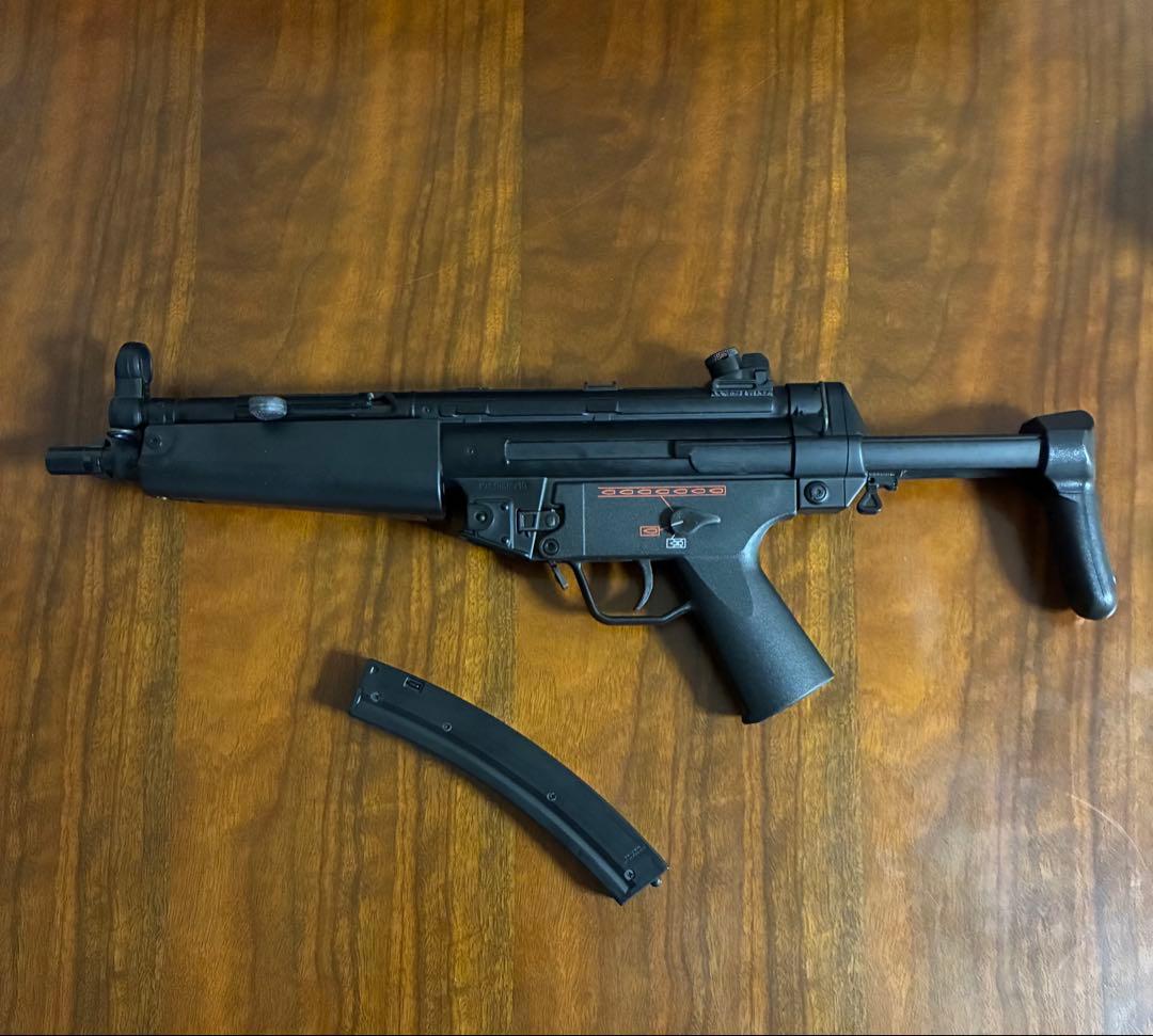美品　東京マルイ カスタム品　H&K MP5A5 電動ガン　金属ピニオンギア