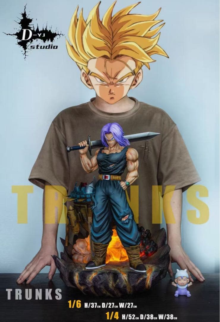 ドラゴンボール トランクス ガレージキット ガレキ スタチュー①①