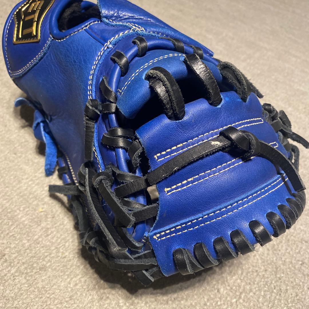 ZETT 少年野球　キャッチーミット　ロイヤルブルー