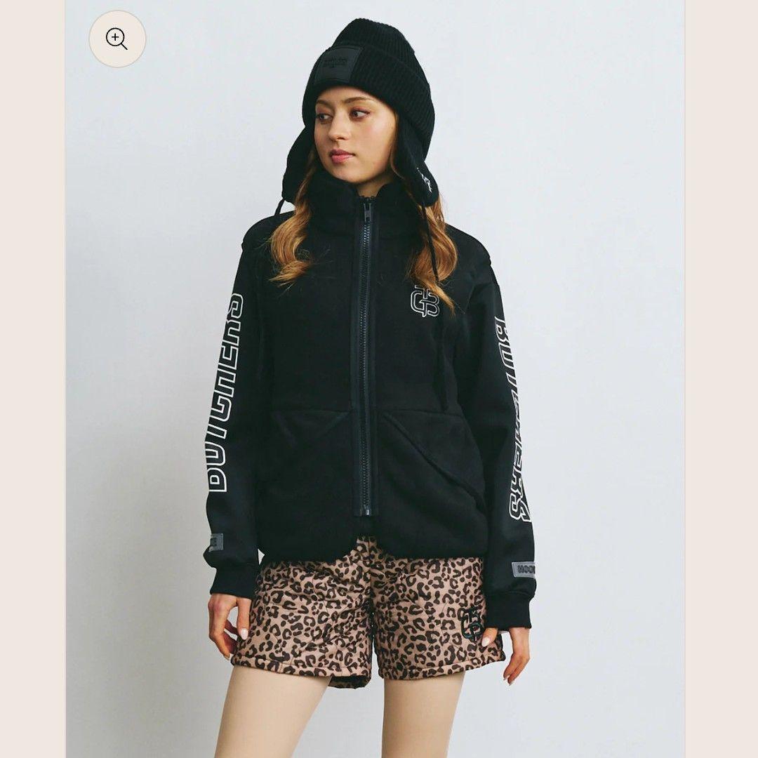 S ゴルフ レディース モックネック シャツ トレーナー 長袖 ブラック