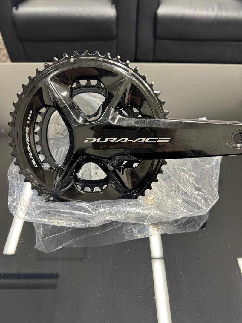 DURA-ACE ブラック クランクセット　172.5ミリ 50T / 34T