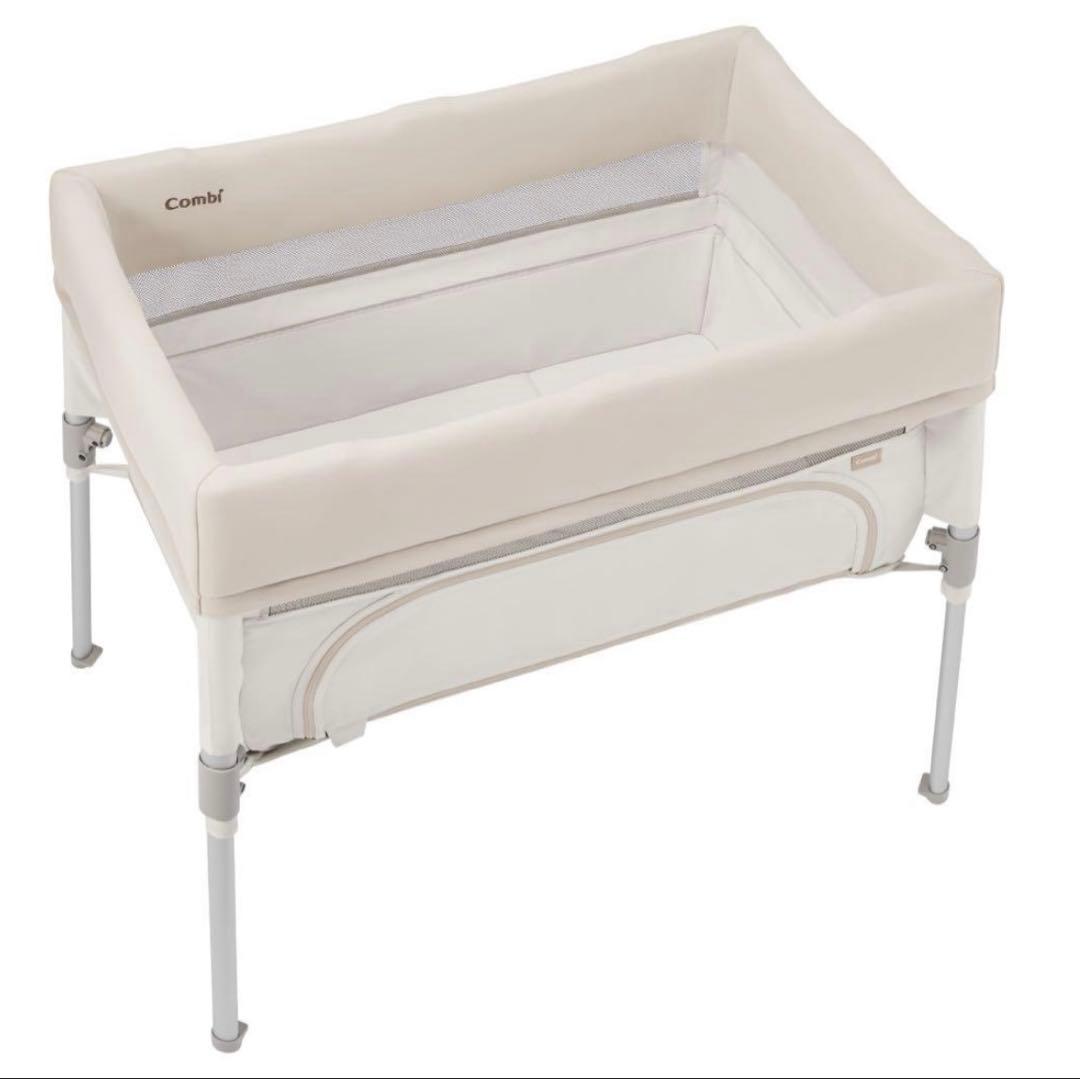 新品未使用 コンビ すくすや トモネル ベビーベッド　コンパクト